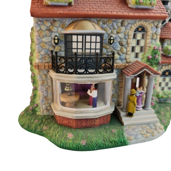 PartyLite Olde World Village Bristol House P7322 Tealight Holder 1990s Boxed - Picture 5 of 13